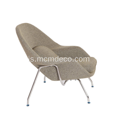 Saarinen Womb Chair og Ottoman í Cashmere ull